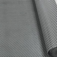 상가 마트 건물 출입구용 흙털이 논슬립 고무 물빠짐 매트 1M, 그레이