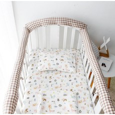 하루의정 침대틈새막이 국내생산 패밀리침대틈새연결, 1개, 베이지스몰체크 1개입