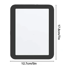 휴대용 12.5*18cm 사물함 거울 자석 작은 직사각형 교수형 홈 여행 캠핑 마그네틱 미러, 01 Black