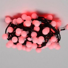 식당 적색 장식 앵두볼 LED 교회 카페 크리스마스 흑색선 유치원 조명 업소 학원 어린이집 성당 전구 _20259111EA, 단품