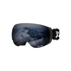 WHINHEART Jet Blaze quick snowboard 滑雪護目鏡鏡片可拆卸, 噴銀