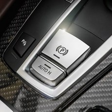 [주주파츠몰] BMW 7시리즈 파킹스위치 오토홀드 버튼 순정형 실버 커버 몰딩 F01 F02 호환 용품, 1개