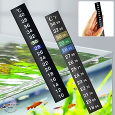 어항에붙이는 미니 온도계 스티커 물온도 체크기