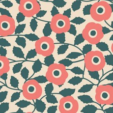 방수천 라미네이트원단 TPU 방수원단 20수 체크 꽃무늬 플라워 147종, 224) 가든플라워, 1개