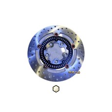 御前二輪機車精品 PBF 暴力虎 CP系列 圓釦 浮動碟盤 適用 勁戰 JETS SL SR FORCE DRG, 1個, 雷霆S 240mm