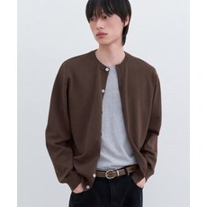 [르아르] 에브리데이 라운드 니트 가디건 [브라운]