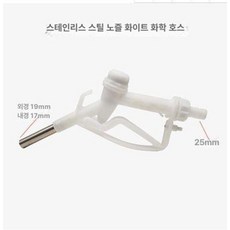 플라스틱 주유노즐 우레아 수동건 주유건 화학약품, 1인치 25 수출용 건, 1개