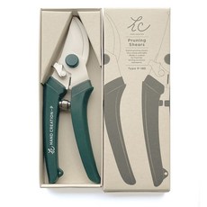 Sakagen 坂源 日本製白刃修枝剪 手創剪定鋏 園藝剪刀 花藝剪 燕三條奈島選物, 1個, 墨綠色P-180