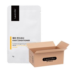 러벤더 헤어 컨디셔너 린스 8g 1000개 (1박스), 8ml