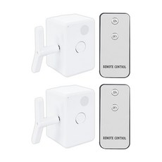 無線遙控開關，迷你尺寸一鍵開關，節能省電智能家居照明控制, 2套