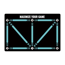 60*90cm 실리콘 축구 연습 패드 (접이식) - 실내외 사용 가능 공간 절약형 축구 훈련용 매트, 1개, 초록색