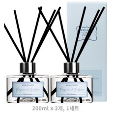 부케가르니 디퓨저, 2개, 200ml, 베이비 파우더 (비누향)