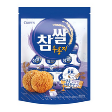 크라운 참쌀 누룽지 달콤짭잘한 간장맛, 216g, 7개