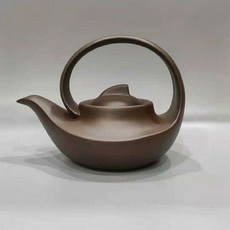 紫砂提樑壺大曲壺宜興老式手工仿古茶壺茶具庫存清倉, 1個, 紫砂提樑壺大麴壺宜興老式手工仿古茶壺老式