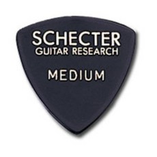 日本限定 SCHECTER NYLON PICK 黑色尼龍吉他Pick，提升演奏手感，展現獨特音樂品味, 1個