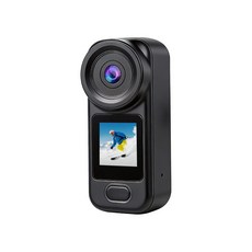 4K 액션캠 듀얼스크린 방수 사이클링 브이로그용 유튜브카메라 여행용 휴대용 미니캠코더, MZ20 블랙 4K 대광각 듀얼스크린, 공식 표준