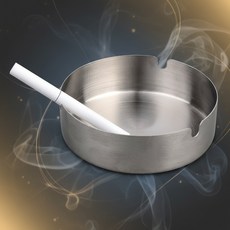 애쉬트레이 스테인리스 실외용 흡연 에티켓 용품 쏙템, 1개