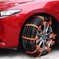 Hj 자동차 케이블타이 스노우체인, 80개