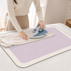 셀담 쓱 펴서 쓰는 접이식 다림질 매트, 퍼플