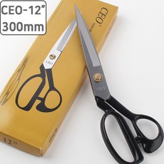 Joeunmall 프리미엄 재단가위 12호 300 원단가위 재봉 수예, 1개, 12"(300mm)