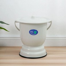 요강 간이 소변기 이동식좌변기 차박 이동 캠핑용 이동식, 1개, 높은형 그레이화이트 29cm B