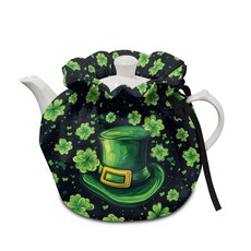 일반 핑크 플로럴 벌새 티 포트 코지 방진 소프트 아침 식사 프로텍터 보온 및 단열 주전자 가방 내마모성 커피