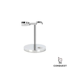 CONQUEST 德國 MUHLE 穆勒 RHM UNI 通用刮鬍刀刷架 刮鬍刀架 刮鬍刷架 兩用收納架, 1個, 1