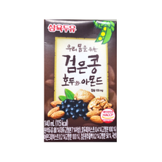 삼육두유 검은콩 호두&아몬드, 140ml, 93개