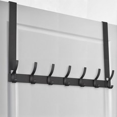 헬로제인 무타공 문걸이 도어행거 7구 (28cm), 7구그레이, 1개