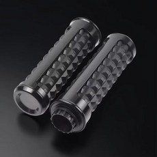 TSUNG 핸들바 그립 25MM 스로틀 1인치 모터사이클 핸드, 1, A. 미드나잇 블랙