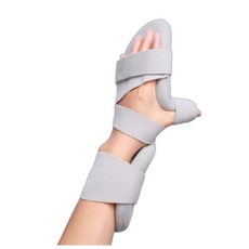 손 굽힘 방지 아대 손목 손가락 교정기 운동 보호대 재활 트레이닝 훈련 부상방지, 2. 라이트그레이 오른손