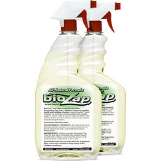 바이오잽 스프레이 클리너 (2개 세트) 호주 티트리 오일의 힘. 천연 성분 포뮬러. 향료 없음. 안전하게 세척 및 탈취. 가구 의류 지하실 RV 보트 등, 바이오잽 스프레이 클리너 (2개 세트) 호주 티트리 오