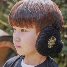 귀마개 아이언맨 블랙접이식