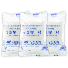 성진 거즈 붕대 3호 2인치(5cm*5.4m) x 3개 상처보호 거즈, 1개입