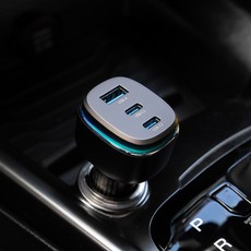 피네스토 차량용 충전기 140W 초고속 시거잭 2026년형 QC4.0, 블랙, FN-501