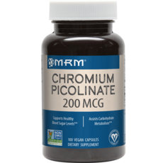 MRM 吡啶甲酸鉻素食膠囊 200mcg 無麩質, 1個, 100 件