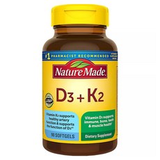 네이처메이드 D3 + K2 소프트젤, 90정