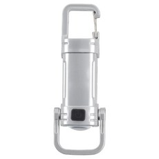 키체인 LED 사이클링 울트라 브라이트 캠핑 하이킹 손전등 포켓 미니 토치 열쇠 고리, 01 silver