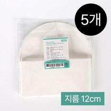 원형팬 유산지 미니 12cm 30매 5개 세트