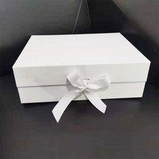골판지 흰색 검정색 있는 레이어 포장용 호의 판지 선물 대형 상자 파티 패키지, White box