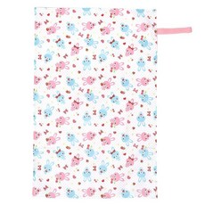 COLORFUL CANDY STYLE 컬러풀캔디스타일 아기 기저귀 교체 시트 해피토끼 물방울화이트, 해피 토끼 친구 토끼 (물방울 화이트), 1개