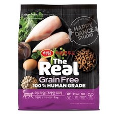 하림펫푸드 어덜트 더리얼 캣 그레인프리 크런치 건식사료, 닭, 1kg, 1개