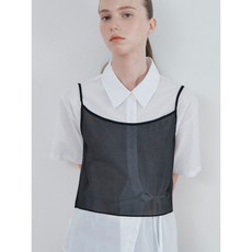 매장정품 에잇세컨즈 8SECONDS 시어 레이어드 탑 블라우스 블랙 115465BY15 207205