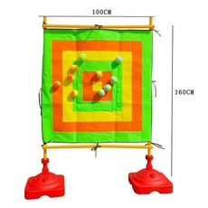 물풍선 판 과녁 공 게임 운동장 던지기 축제 운동회 보드, 85cm 접착 타겟+공 10개, 1개