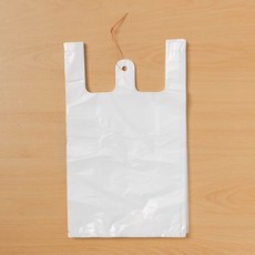 국산 흰색 비닐봉투 1호 (200장) 19.5cm X 32.5cm, 1개, 200개, FREE(one size)