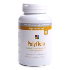 D'ADAMO PERSONALIZED NUTRITION Polyflora B 素食膠囊, 1個, 120顆, 1罐