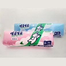 佳佳 清潔袋 平口無心 / 捲式 60L 70X85cm, 1個, 大〔33L〕紅藍色隨機,未稅價