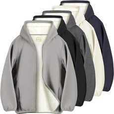 S~4XL 남녀공용 양털 기모 후드집업 겨울 오버핏 후드티 남자 여성 후리스 집업 빅사이즈
