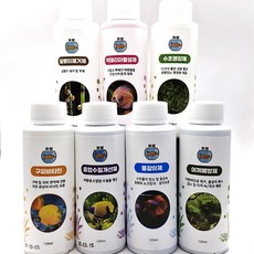 어밥 물갈이제 7종 종합 모음 120ML 7개 어항 물갈이 수질 정화제 개선제