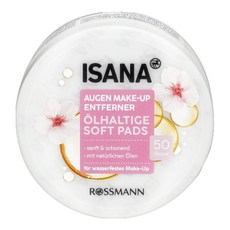 이사나 오일프리 아이 메이크업 리무버 소프트 패드 50매입, 1개